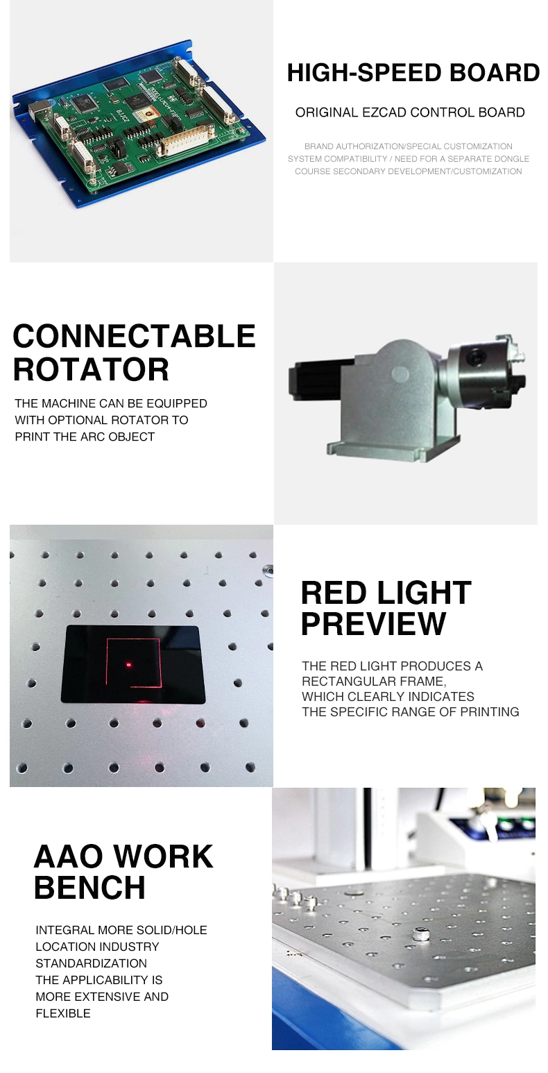 Faith 20/30/50/80W/100W 3D Color CO2 UV Fiber Production Line Galvo Fiber Laser Printer Marking CNC Engraving Machine for PVC PE Pipe